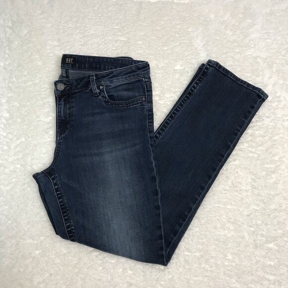 Kut from the Kloth Dark Wash Straight Leg Jeans - Picture 3 of 8